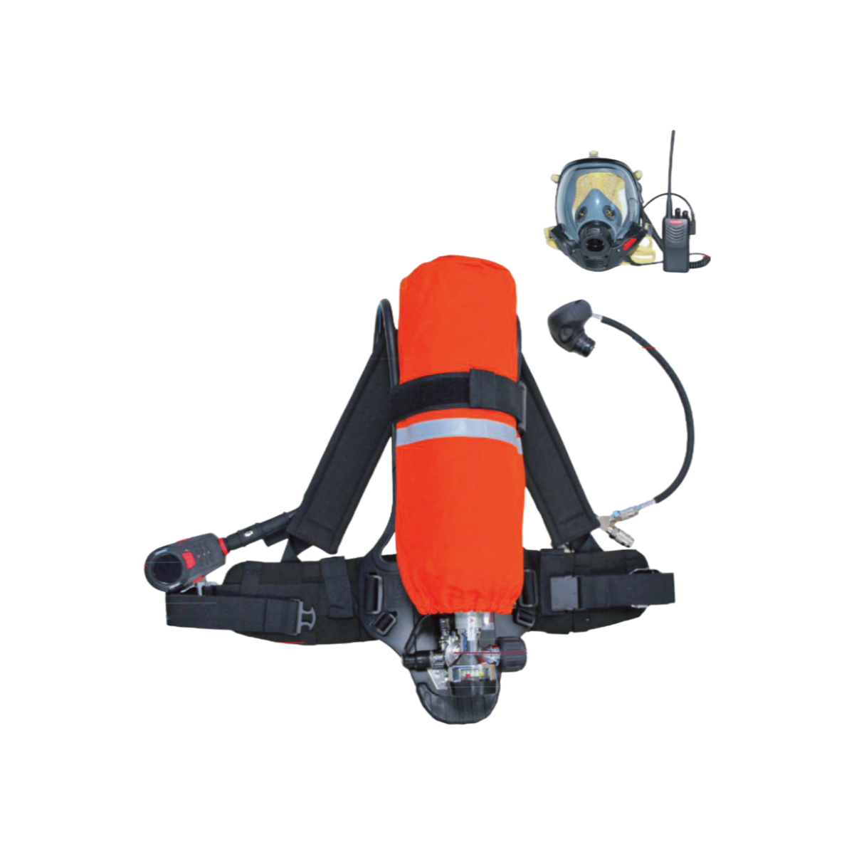 Изолирующий автономный дыхательный аппарат с положительным давлением для пожаротушения, аварийно-спасательных работ и оказания помощи​